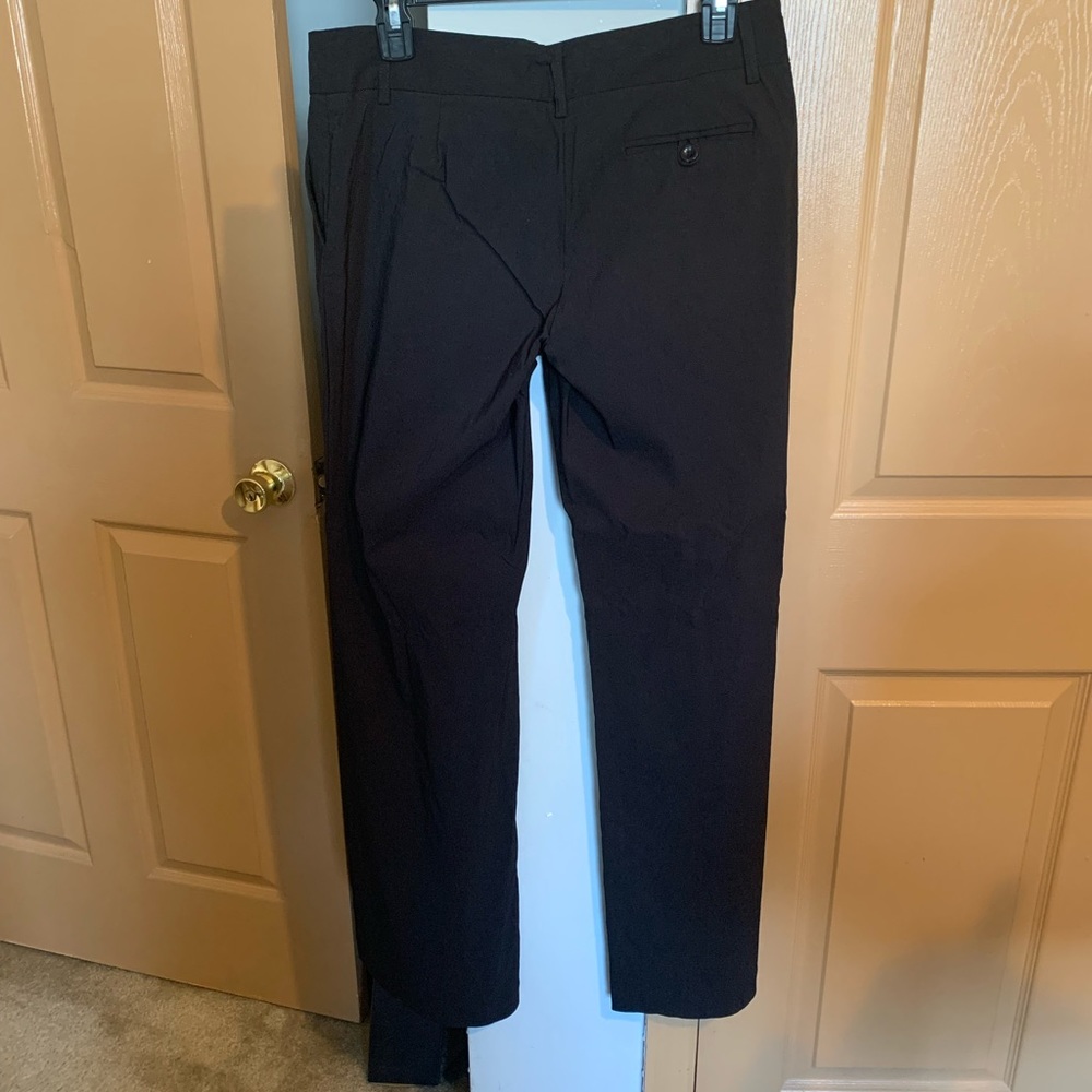 Black slack pants
